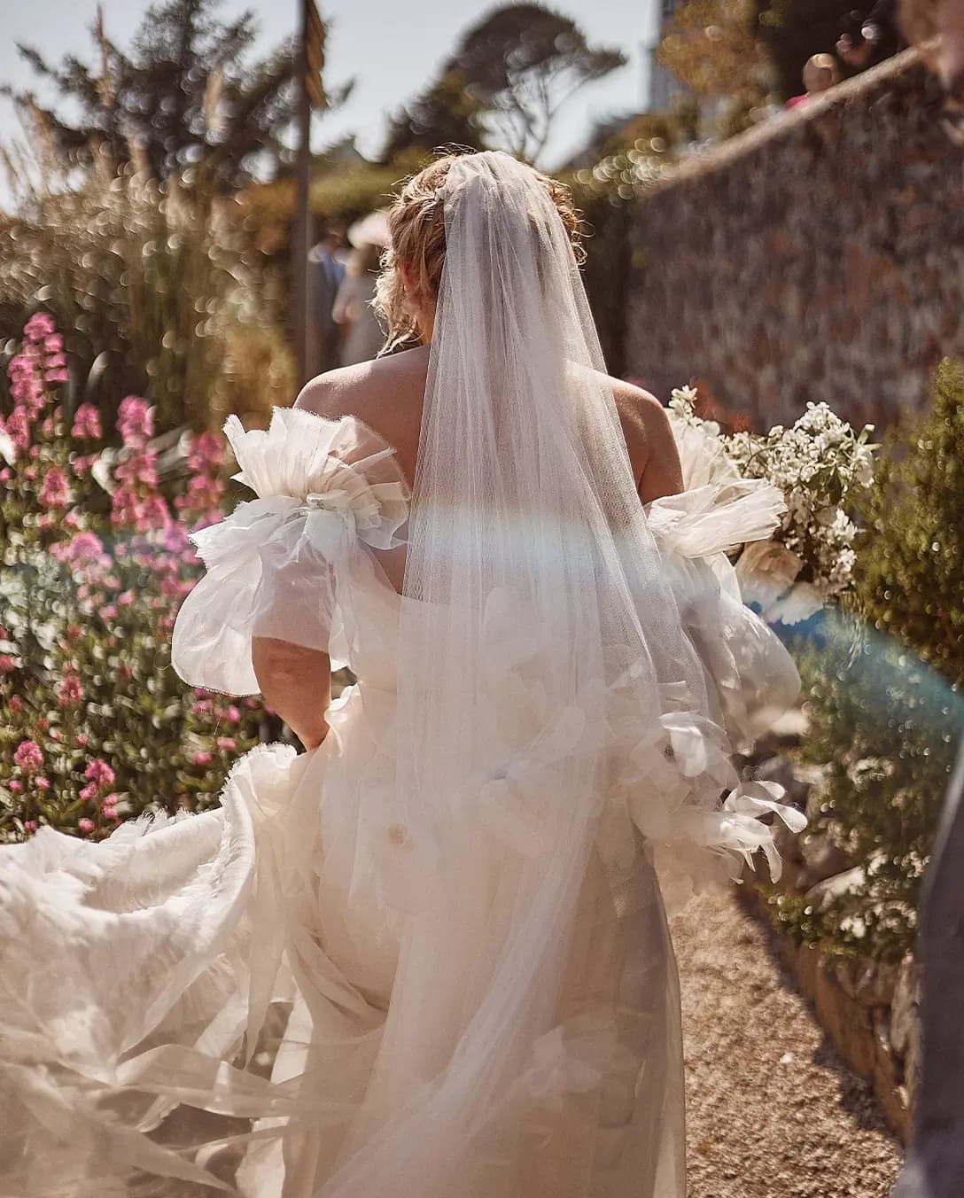 bride bridal fashion wedding dress closeup