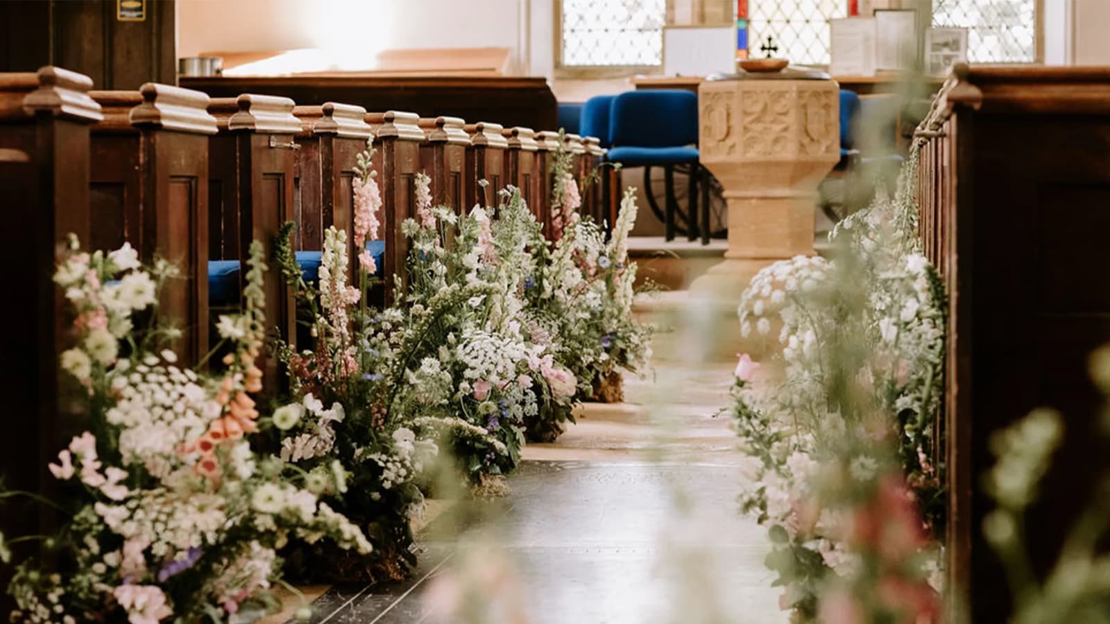 church decorations English countryside traditional and elegant