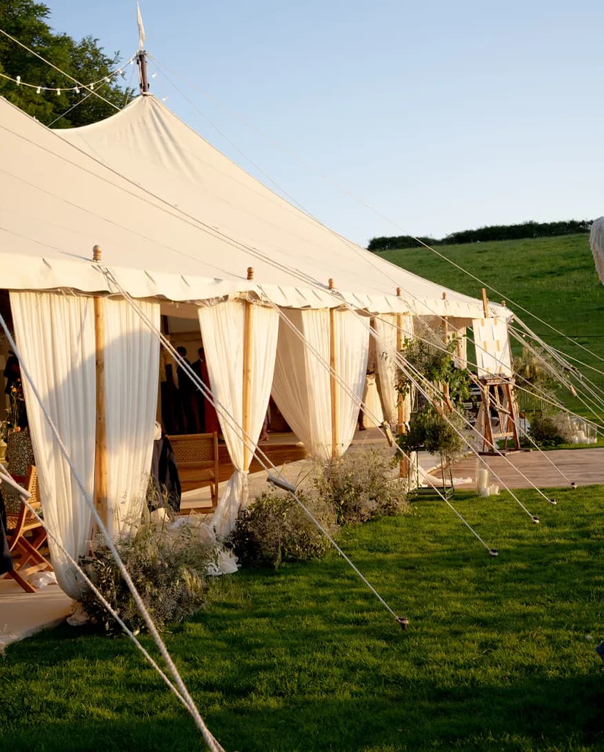 Beautiful marquee wedding 