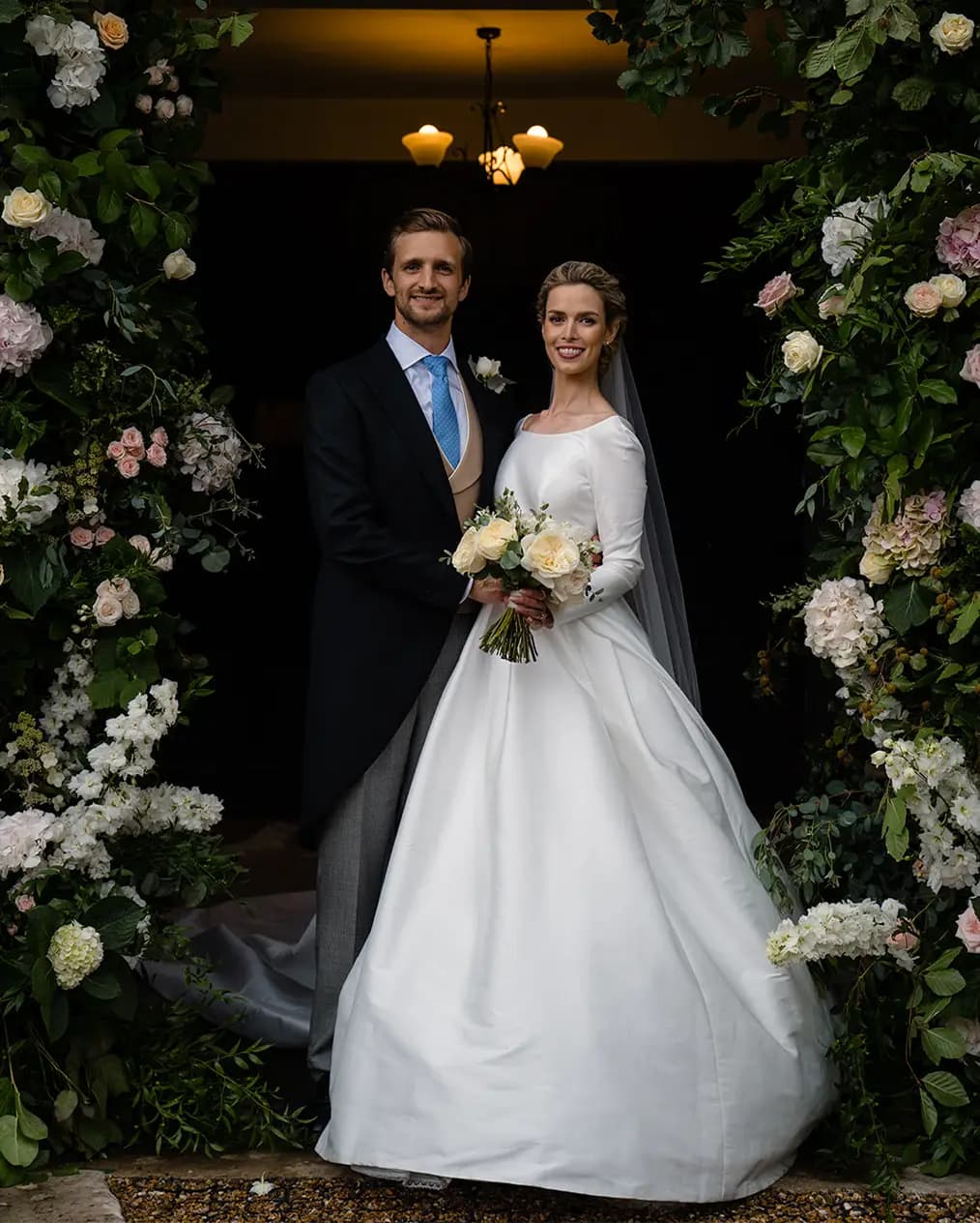bride and groom wedding day traditional