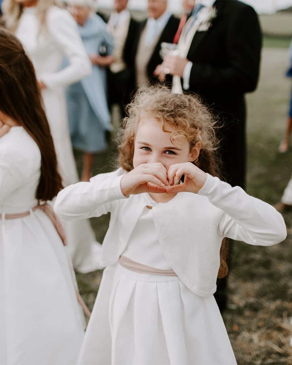 flower girl fashion heart cute 