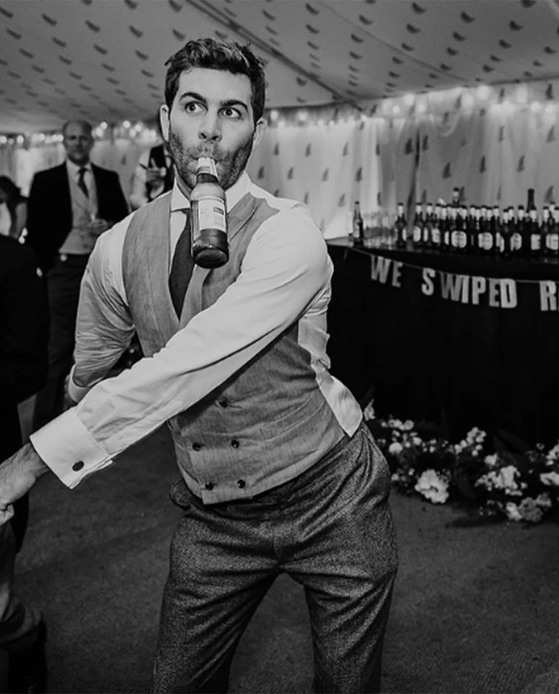 groom music dancing wedding fun 