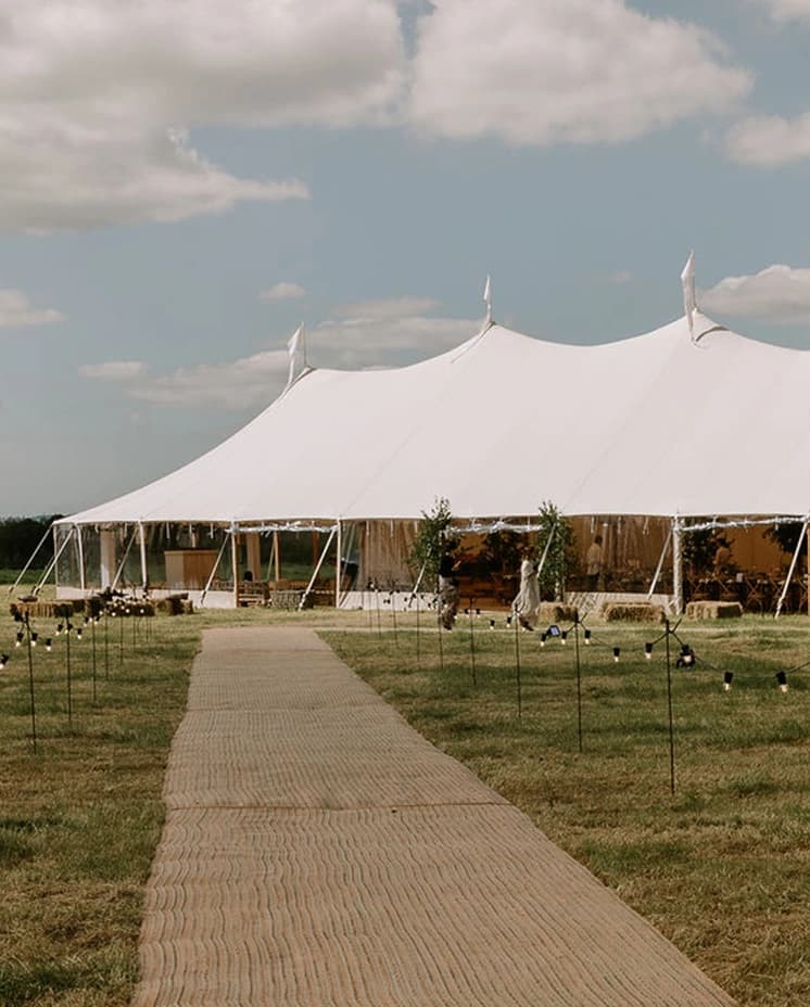 wedding marquee dinner and dancing location
