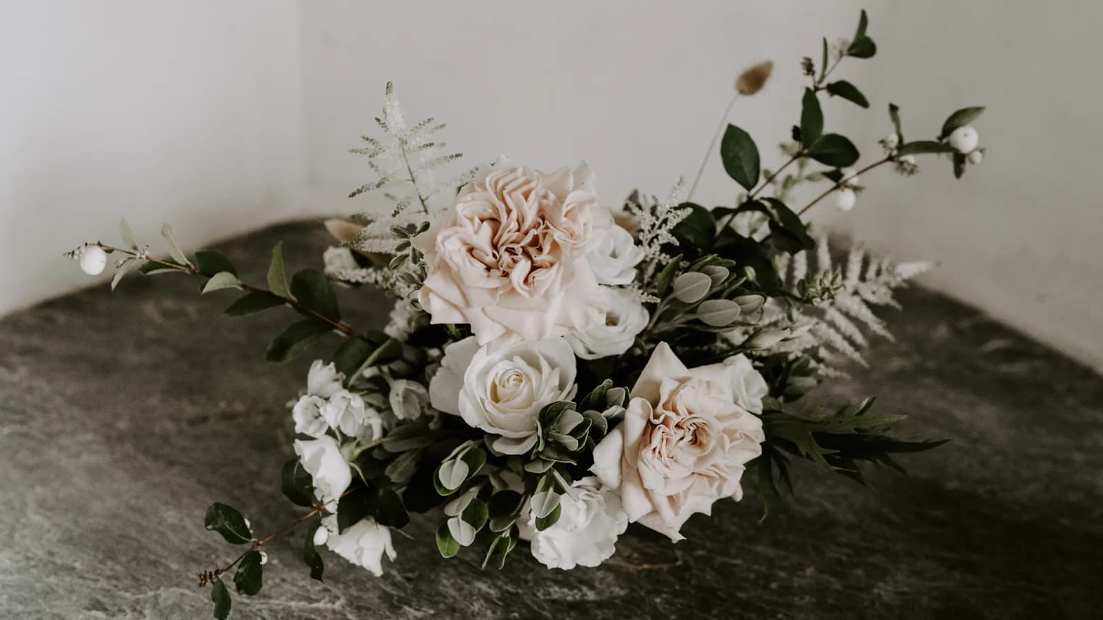 Wedding flowers florist white roses