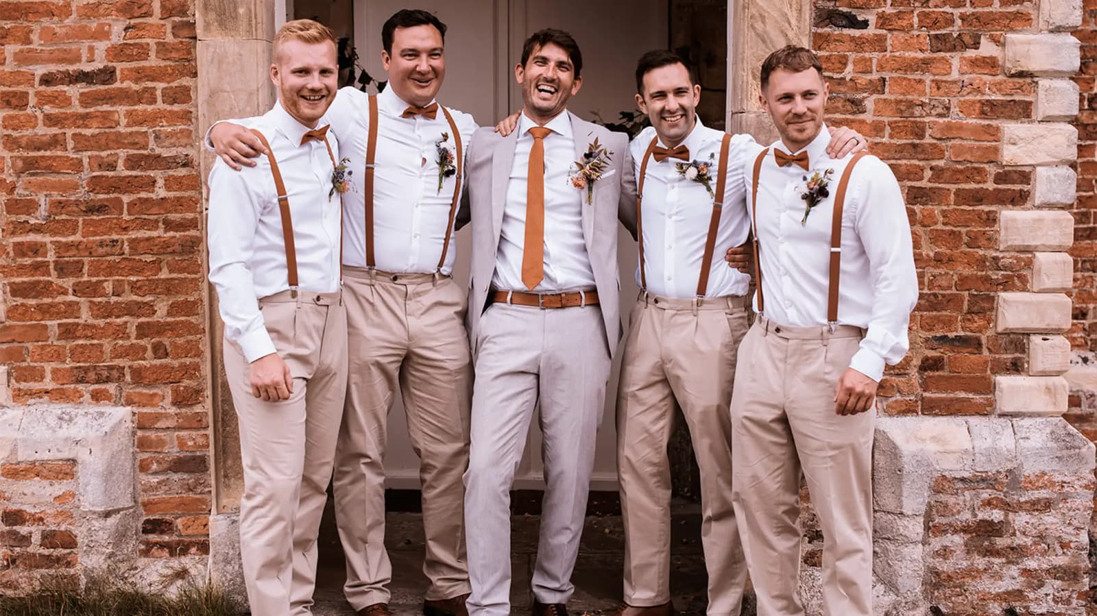 Groom Fashion with Groomsmen