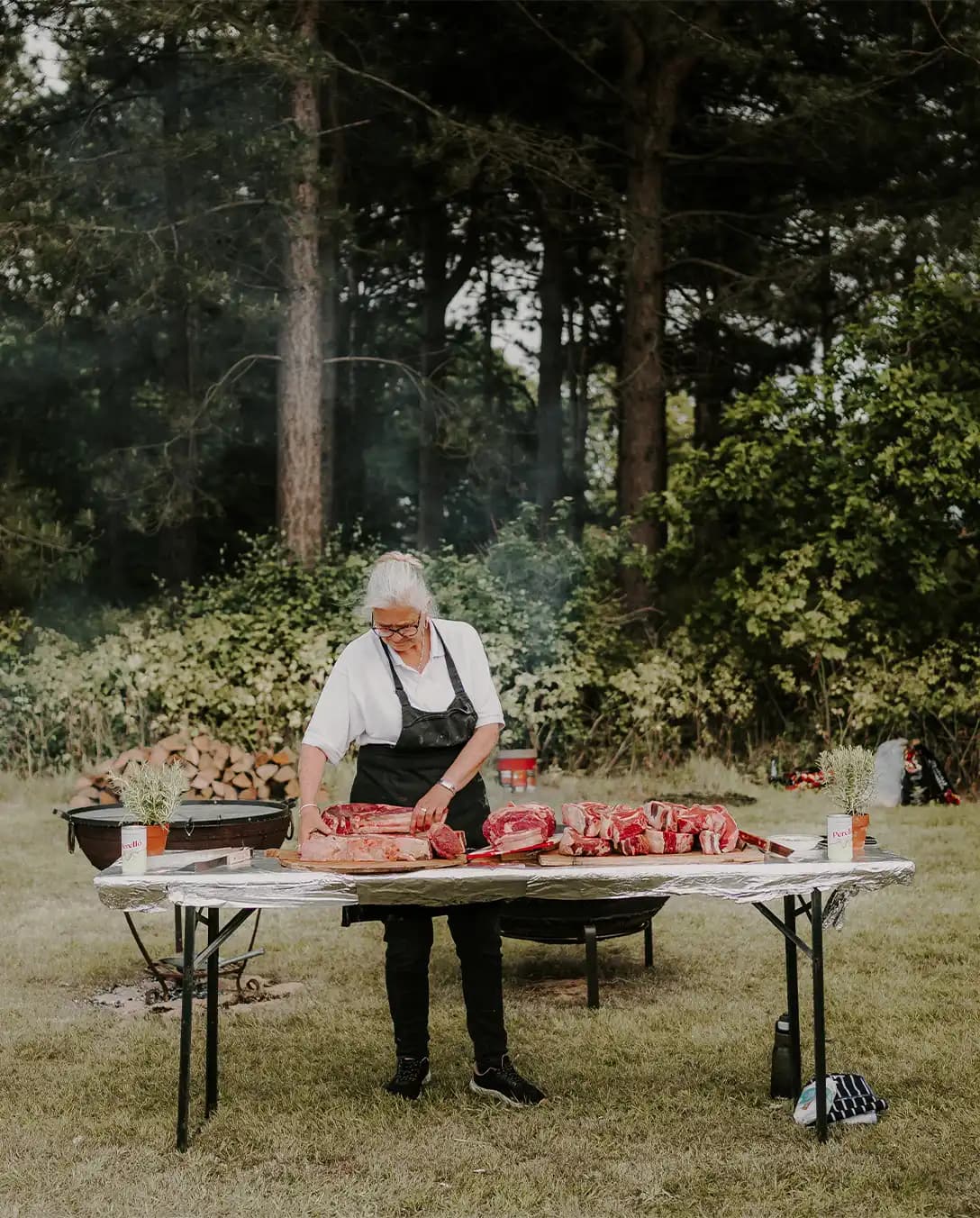 wedding food catering bbq steak 