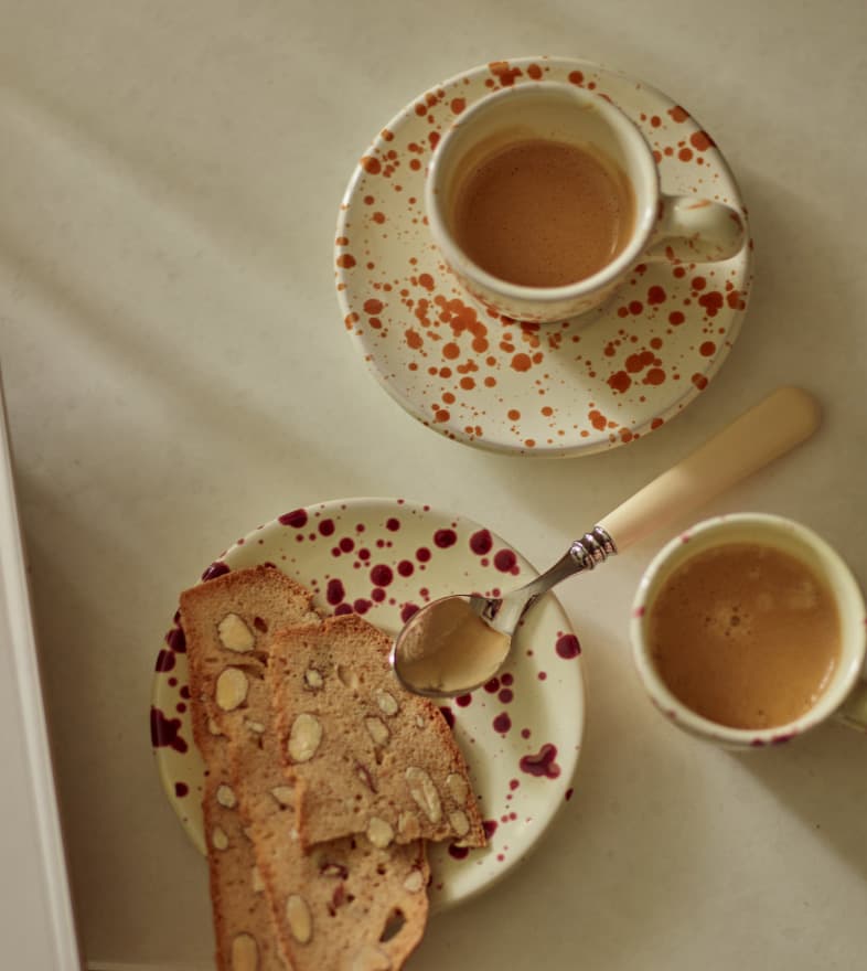 Hand painted coffee cup