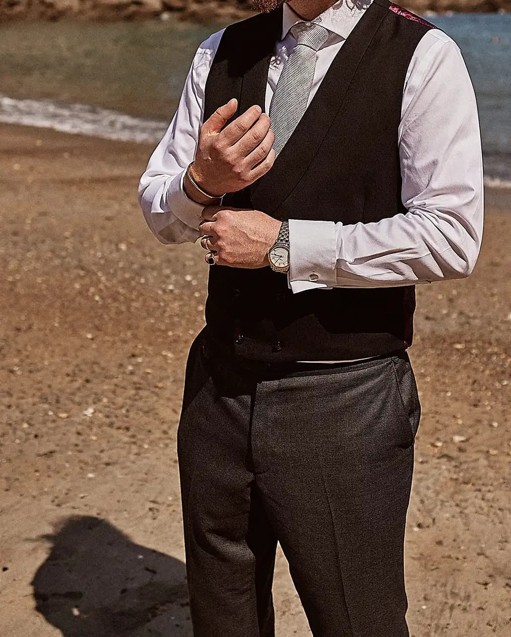 groom outfit inspiration suit and tie classy
