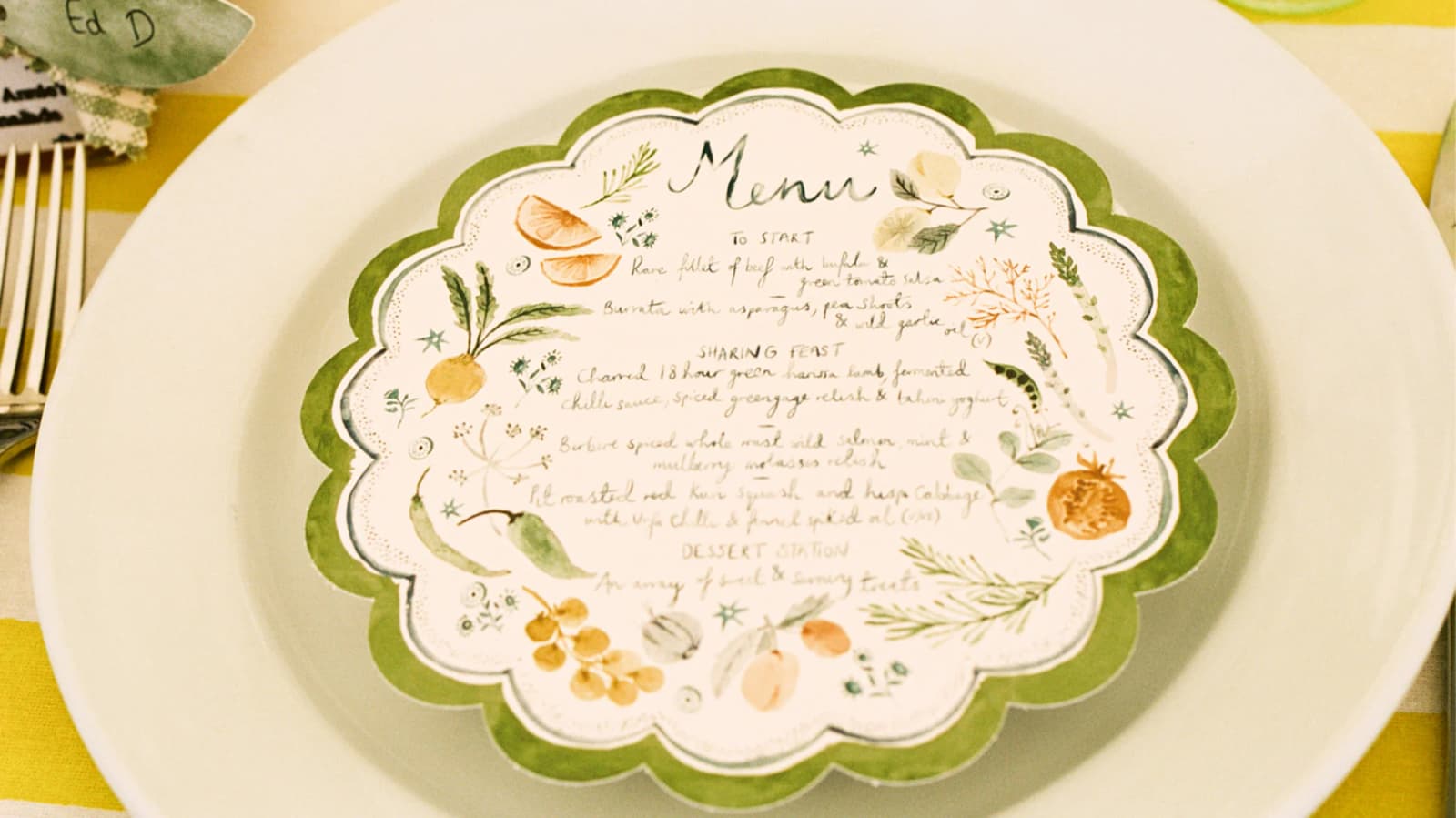 wedding stationery beautiful illustrations