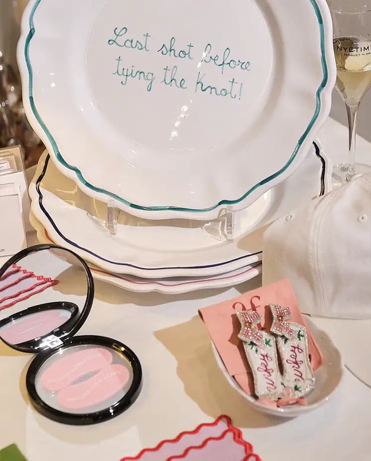 The Go-To bridesmaids gifts displayed at The Wedding Present Company showcase