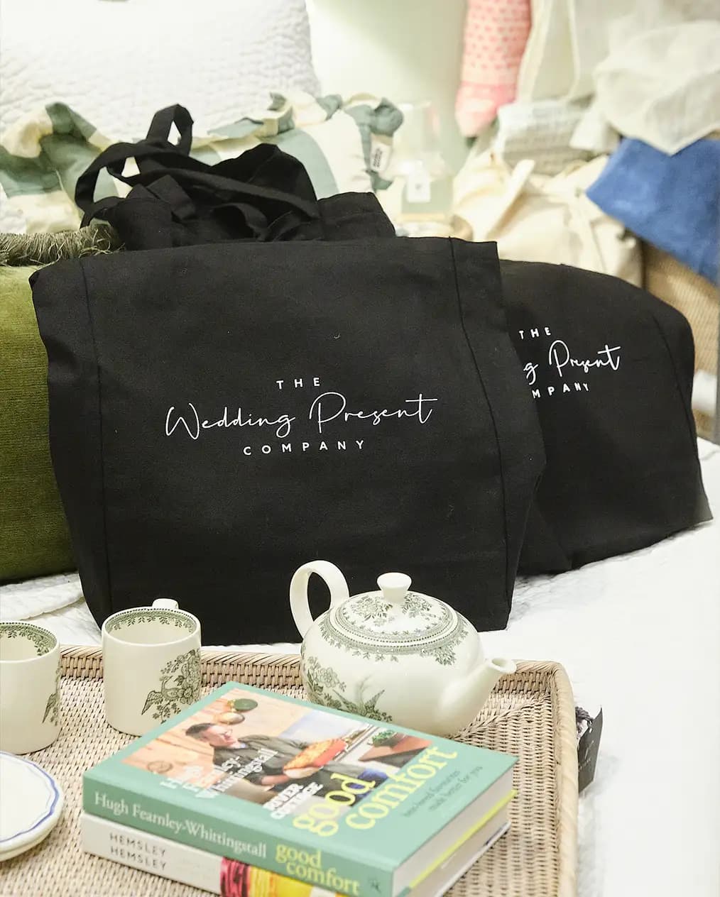 Goody bags at The Wedding Present Company showcase