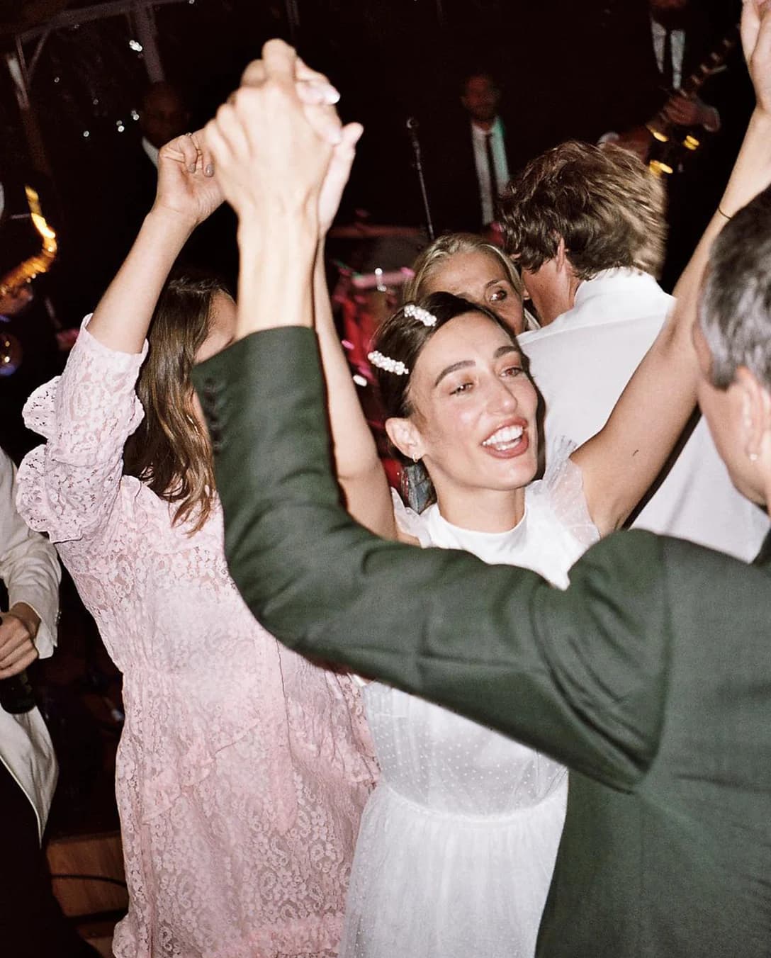 Laura Jackson dancing at her wedding party