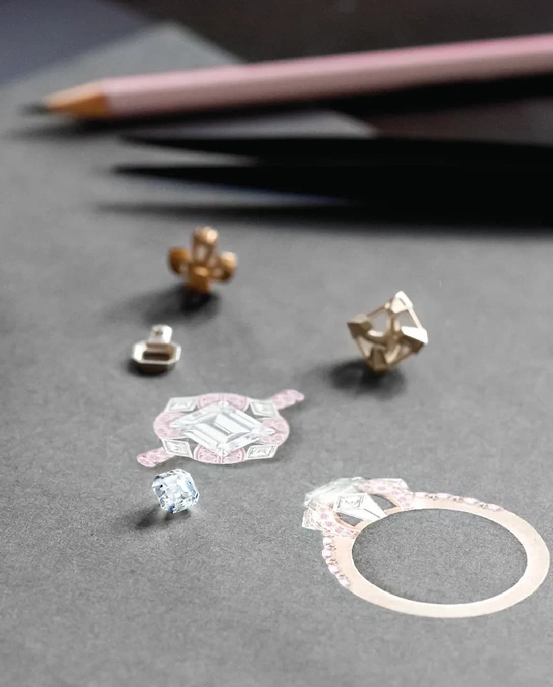 Making of wedding and engagement ring