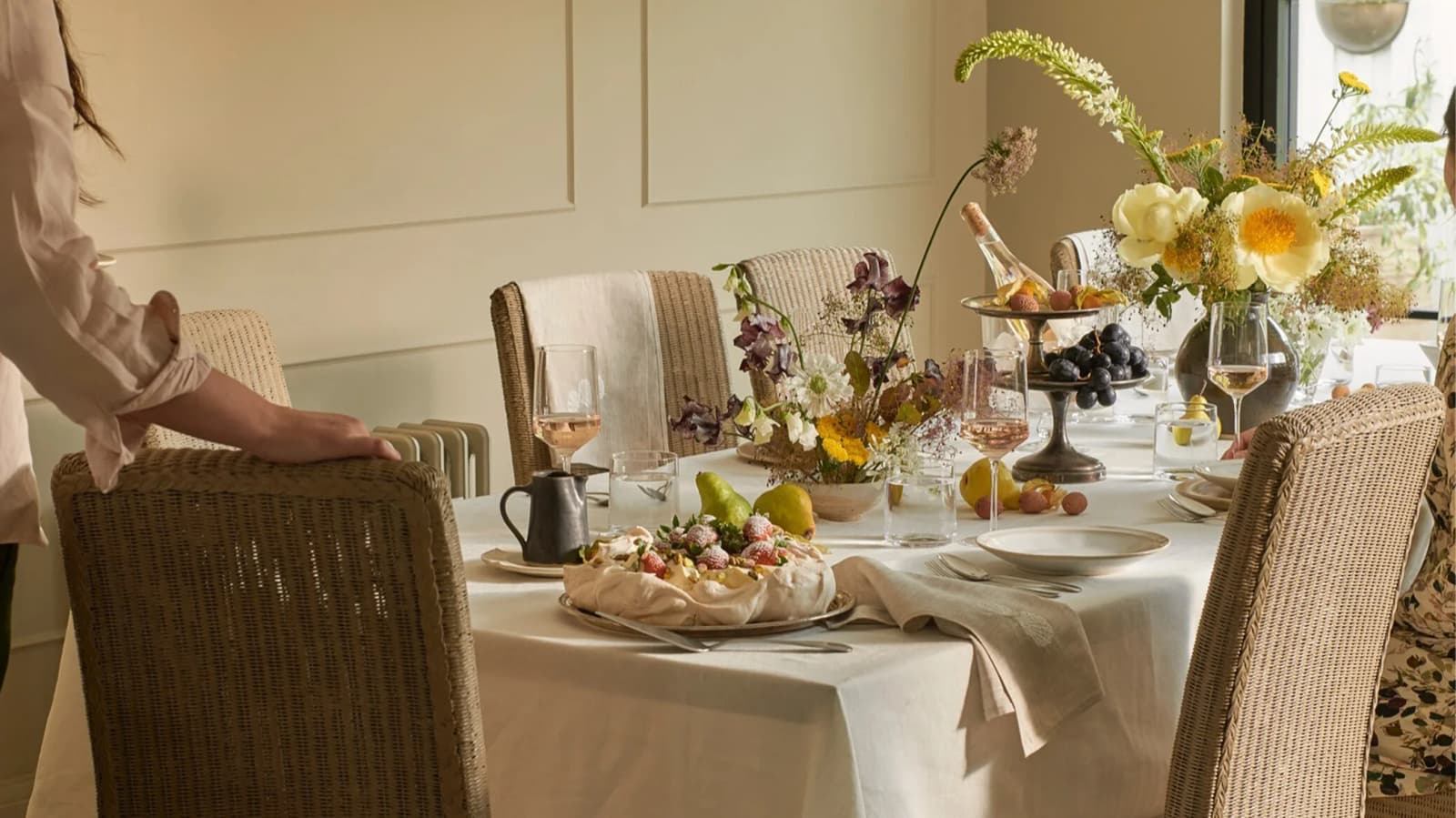 Setting the table with tableware wedding gifts from Neptune