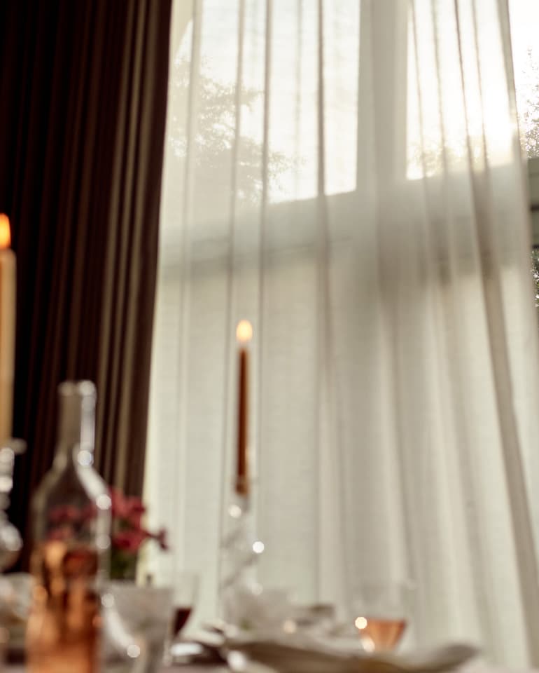 Tablescape with candles 