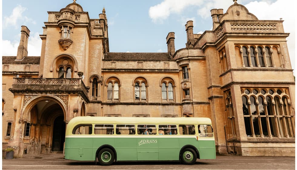 Adrian's vehicle outside of wedding Venue