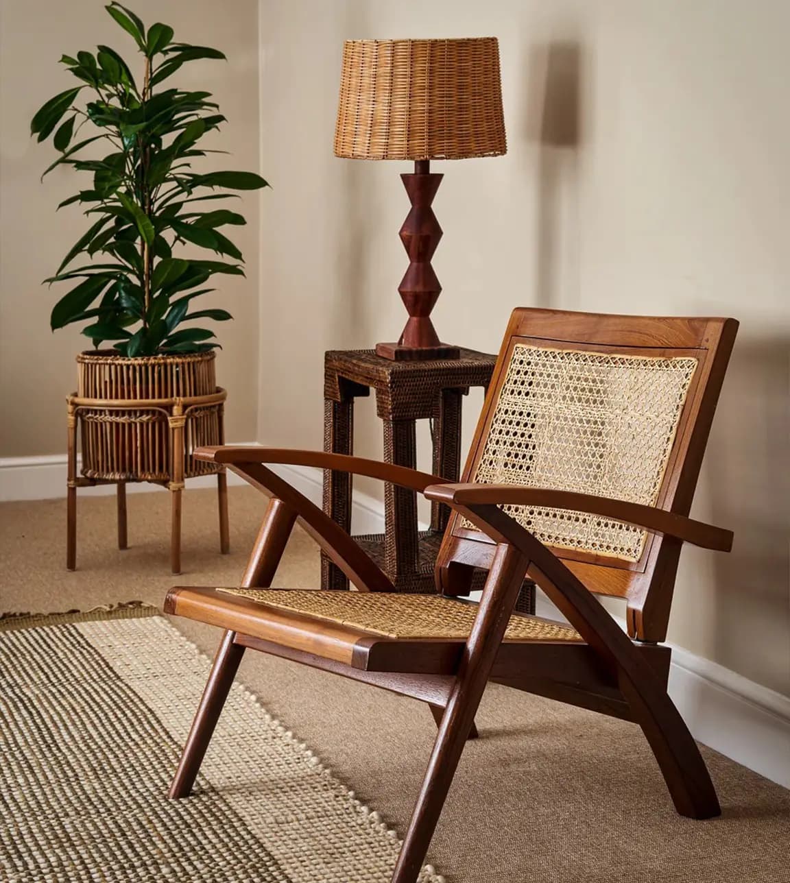 A room with Kalinko rattan furniture and homeware wedding presents