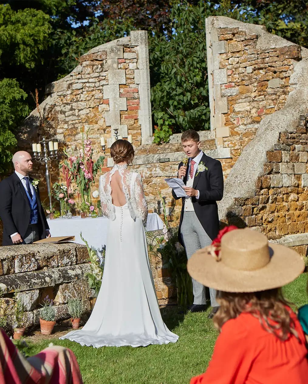 wedding church traditional English wedding