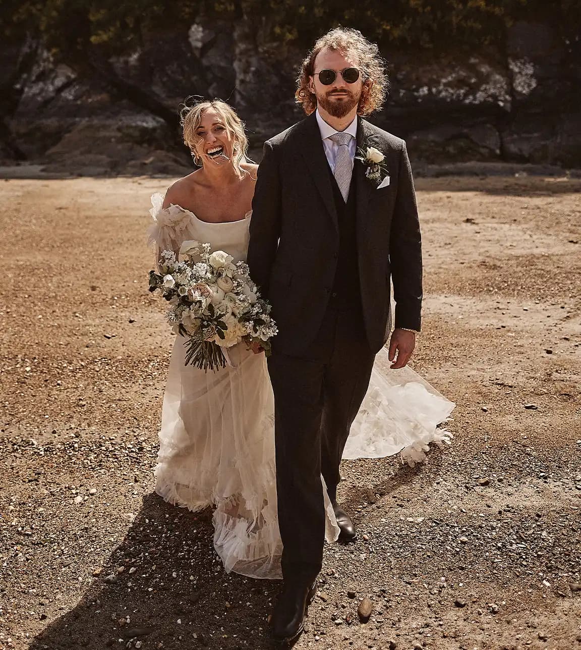 wedding couples enjoy wedding day celebration