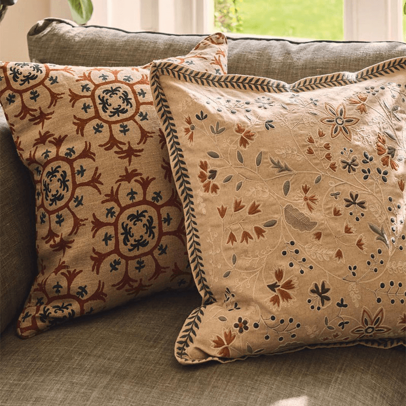 Primula Cushion Cover, 51 x 51cm, Natural