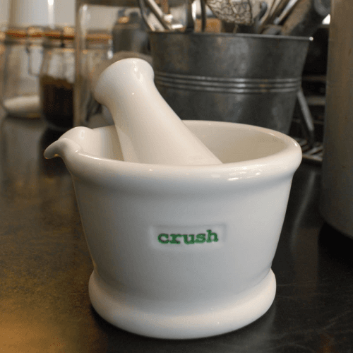 Image showing the Word- Pestle and Mortar "Crush" product.
