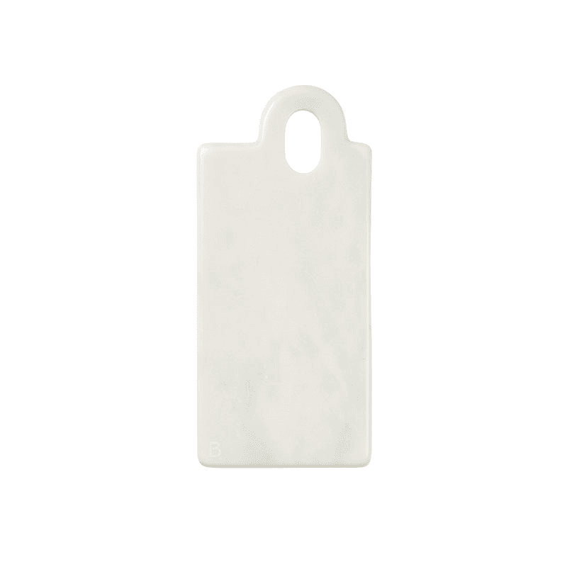 Olina Marble Chopping Board, W14 x L31cm, White