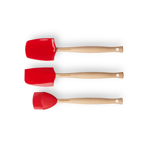 Image showing the Silicone Utensil Tools, Set of 3, Cerise product.