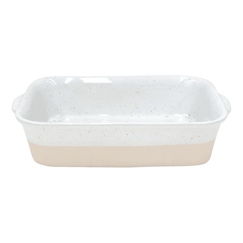 Fattoria Small rectangular baker, L27 x W18 x H6.5cm, White