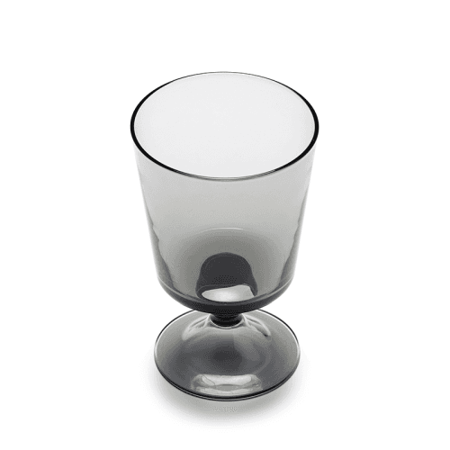 Image showing the La Mère Set of 4 Red Wine Glasses, 270ml, Smoky Grey product.