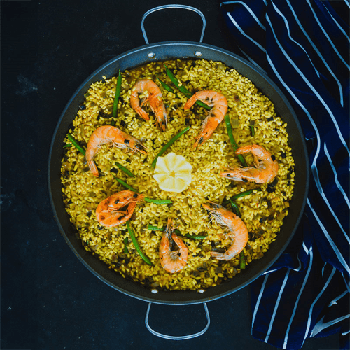 Image showing the Mediterranean Paella pan, 46cm, Non-Stick product.