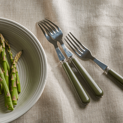 Image showing the Handsworth 24 Piece Cutlery Set, Olive product.