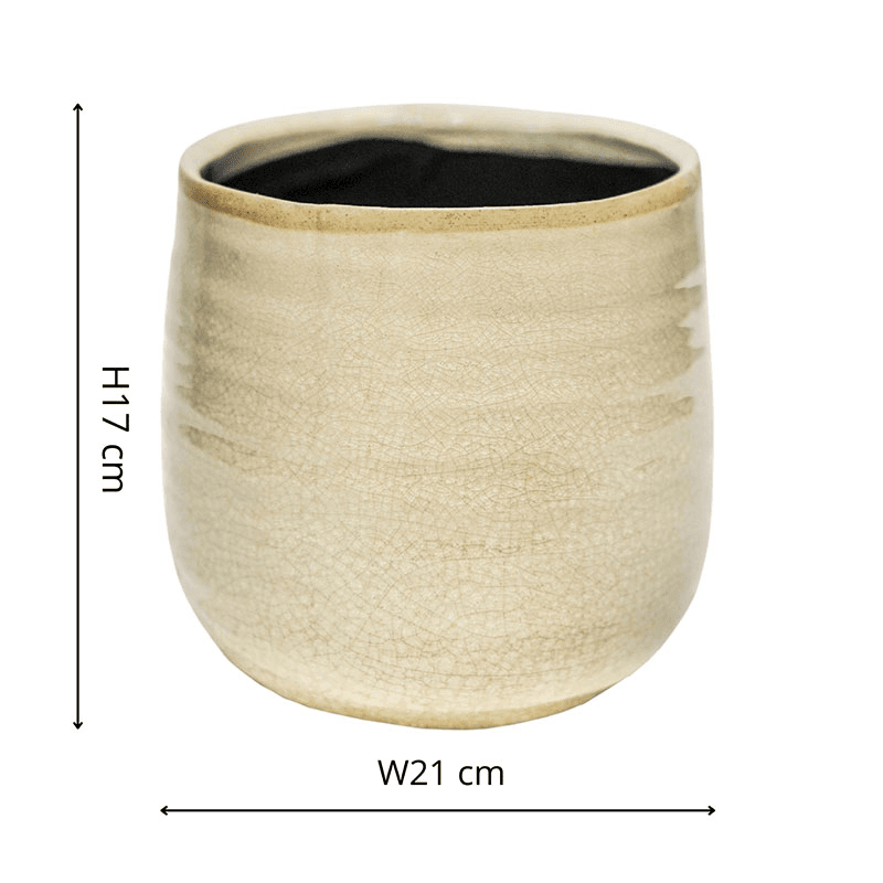 Como Pot, D21cm, Ivory