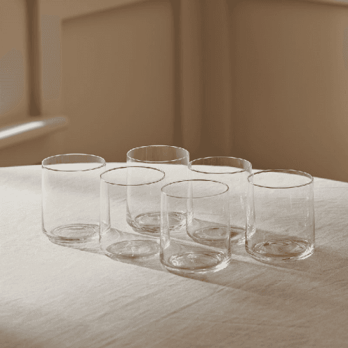 Image showing the Hoxton Set of 6 Tumblers, H9.5cm product.