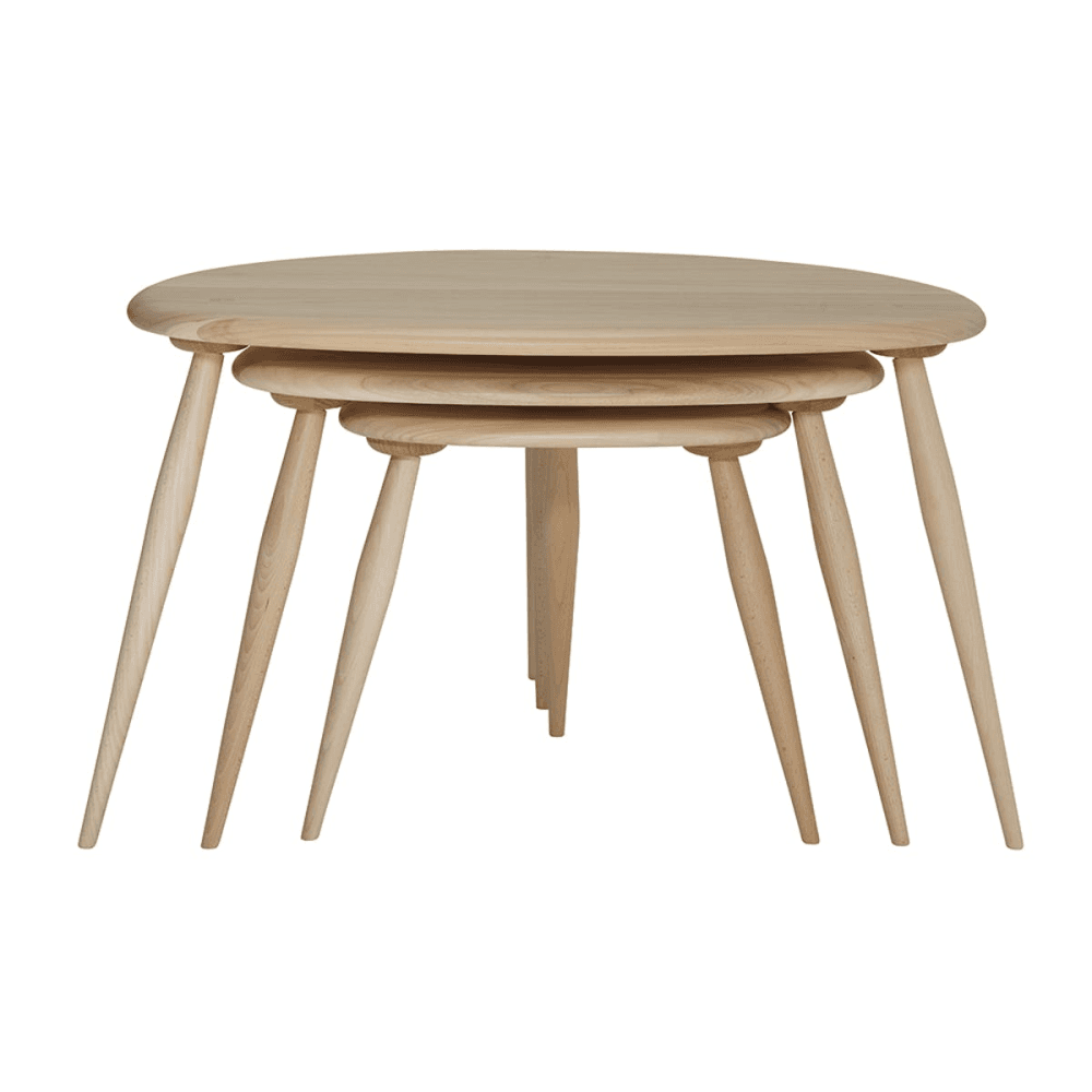 Originals Nest of tables, H40 x W65 x D51cm, Natural