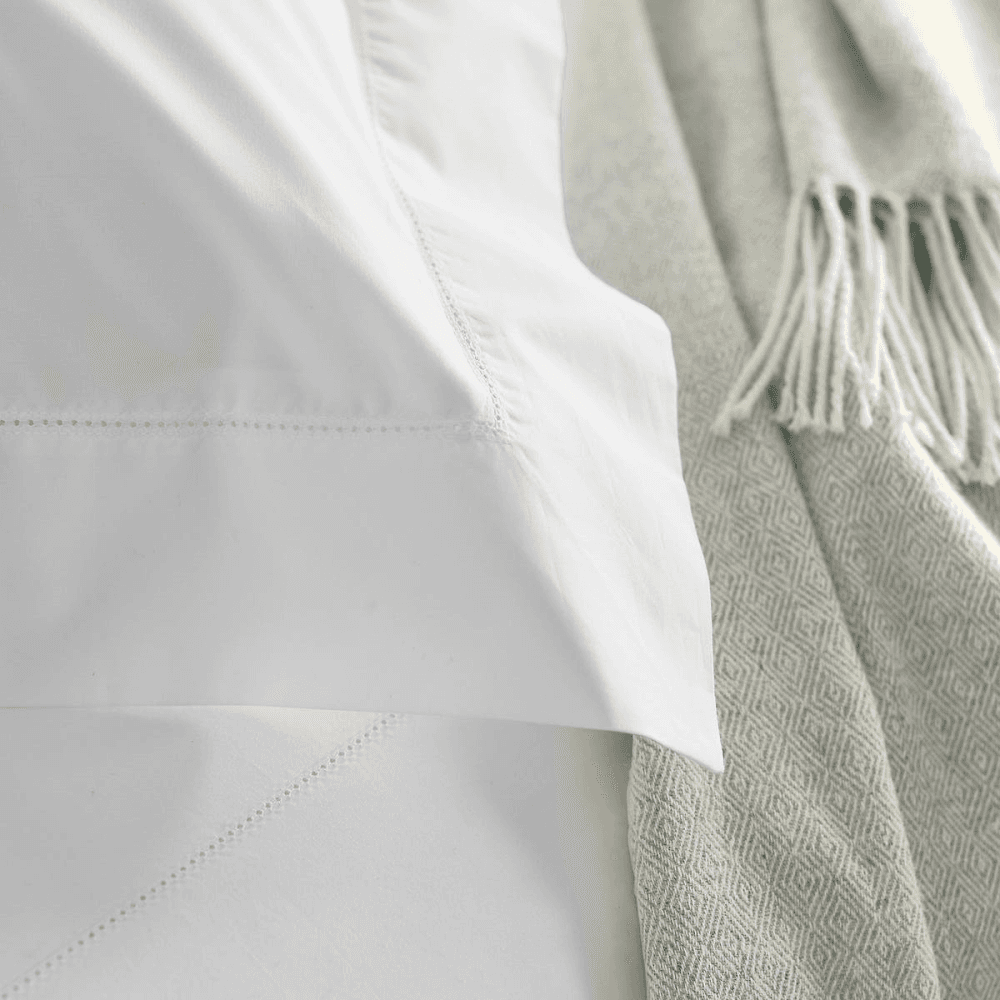 Pimlico - 720 Thread Count Egyptian Cotton King duvet cover, W225 x L220cm, White