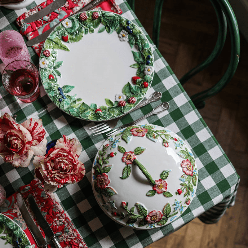 Frutti Di Bosco Set of 4 Dinner Plates, D28cm, Multi