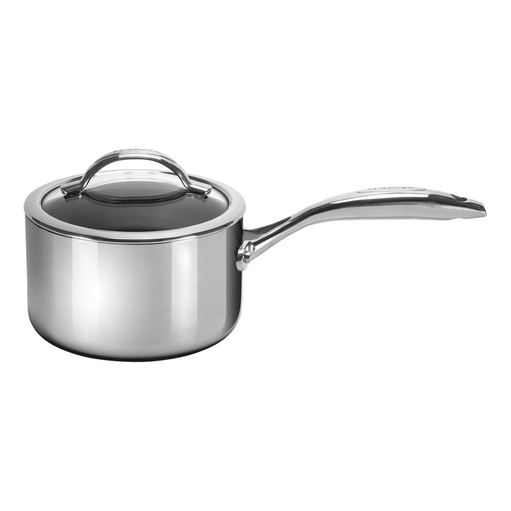 HaptIQ Saucepan with lid, Dia16cm, Metallic