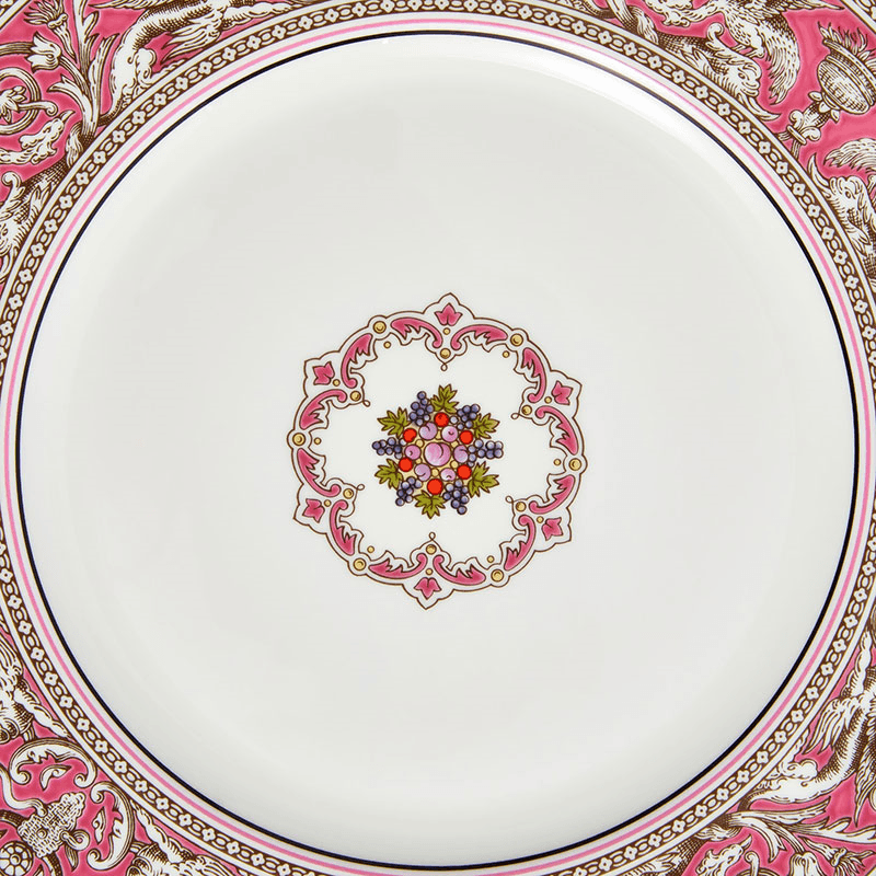 Florentine Plate, D27.3cm, Fuchsia