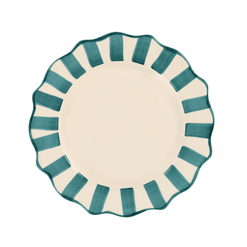 Image showing the Scalloped Dinner Plate, D27cm, Pine Green product.