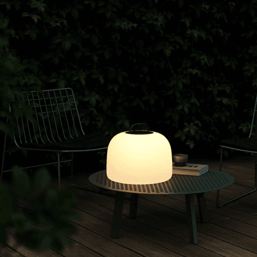 Image showing the Kettle Pendant, H31cm, White product.