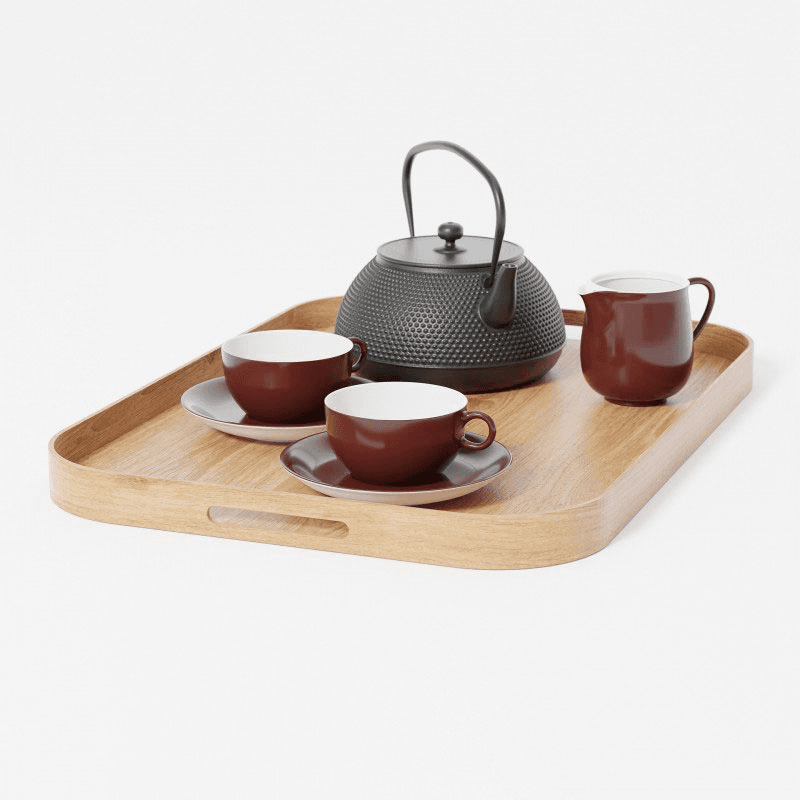Bellhop 558 Rectangular Tray, Oak