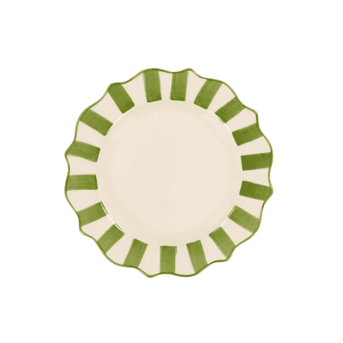 Image showing the Scalloped Breakfast Plate, D22cm, Green product.