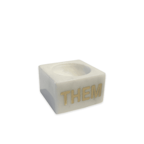 Image showing the Them Egg Cup, L5.5 x W5.5 x H3.5cm, White product.