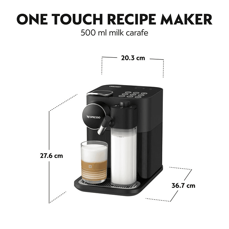 Gran Lattissima Coffee Machine, Black