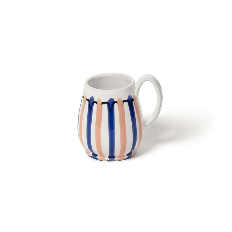 Drip Mug, 250ml, Blue and Pink