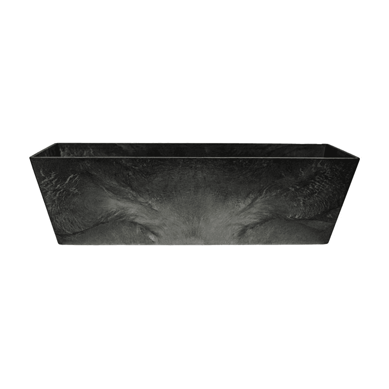 Ella Balcony trough, H17 x D55cm, Black