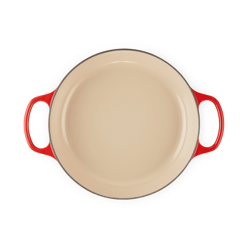 Signature Cast Iron Shallow casserole, 26cm - 2 litre, Cerise