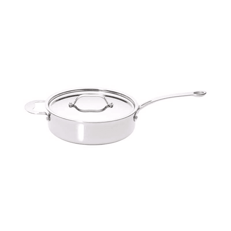 Tri-Ply, 24cm Saute Pan, Stainless Steel