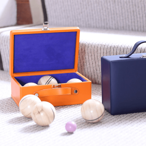 Image showing the Luxury Indoor Boules Set, Tangerine product.