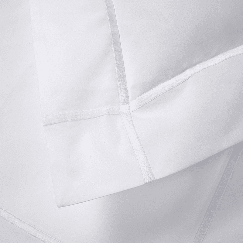 Athena - 500 Thread Count Cotton Percale Boudoir pillowcase, 30 x 40cm, Blanc